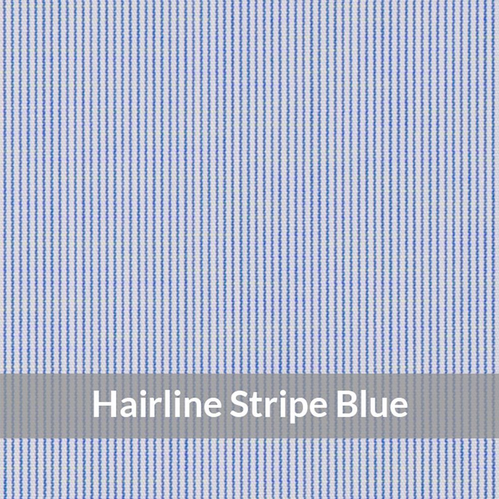 STE6086 – Light Weight , Blue/white Easy Care Hairline Stripe, Soft Touch