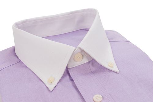 Picture of White Collar Preppy Oxford Shirt