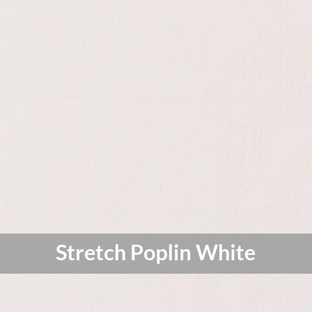 SPEH2017 – Light Weight , White Easy Care Stretch Poplin, Soft Touch