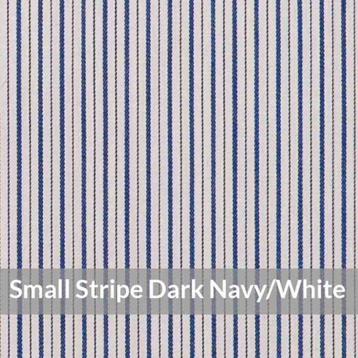 ST6062 – Light Weight, Dark Navy/White Fine Small Stripe , Soft Finish or Touch