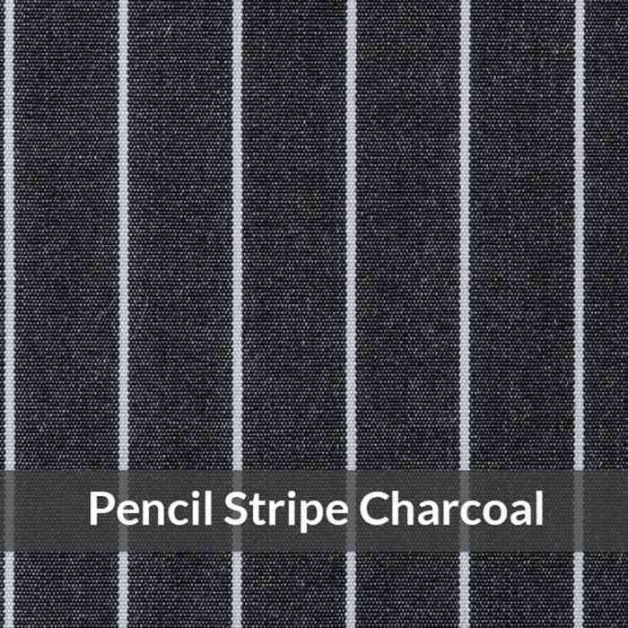 ST6073 – Medium Weight, Black/White Fine Chalk Pencil Stripe