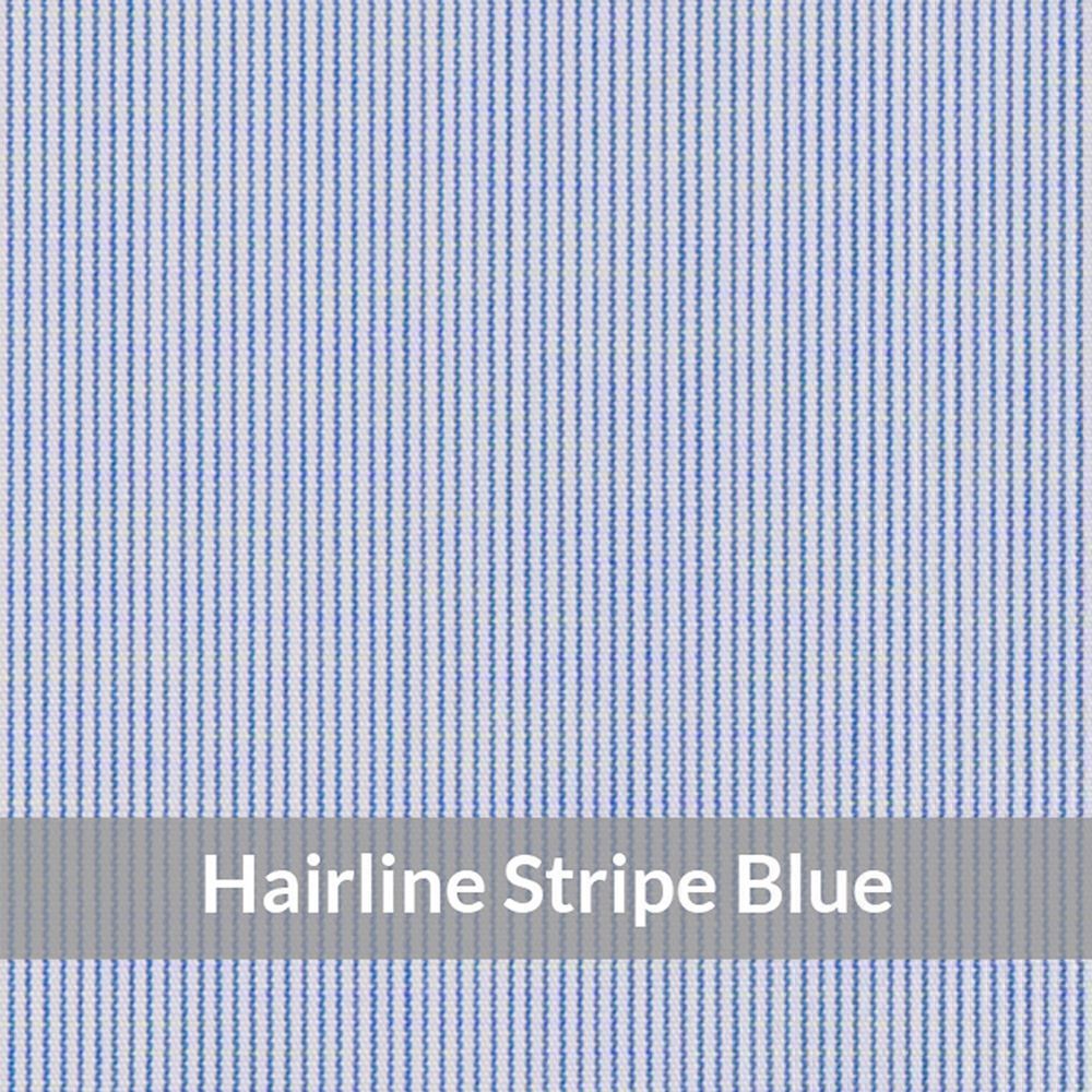 STE6086 – Light Weight , Blue/white Easy Care Hairline Stripe, Soft Touch