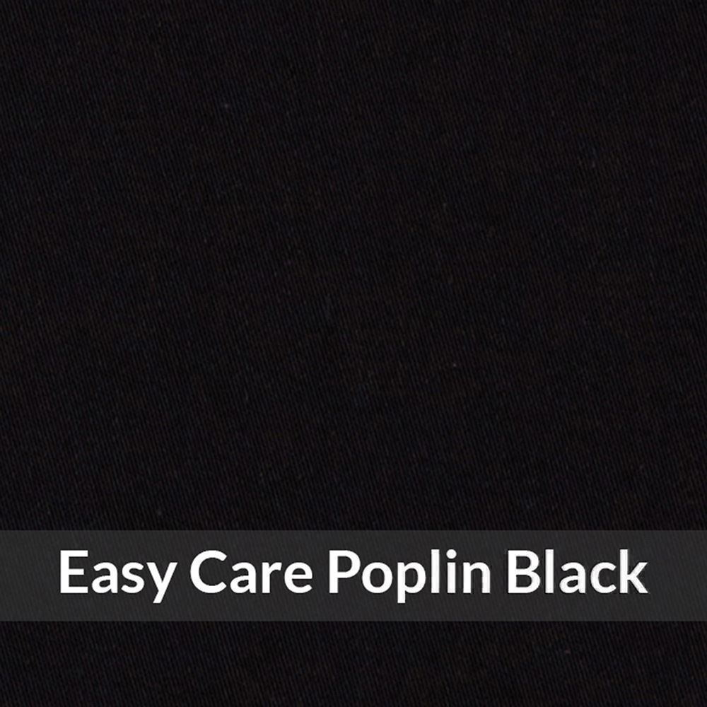 SPE2006 - Medium Weight, Black Easy Care Satin , Smooth Finish