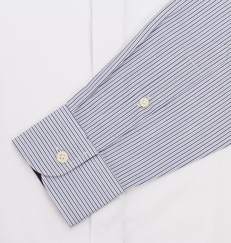 Picture of Striped collar & sleeves shirt