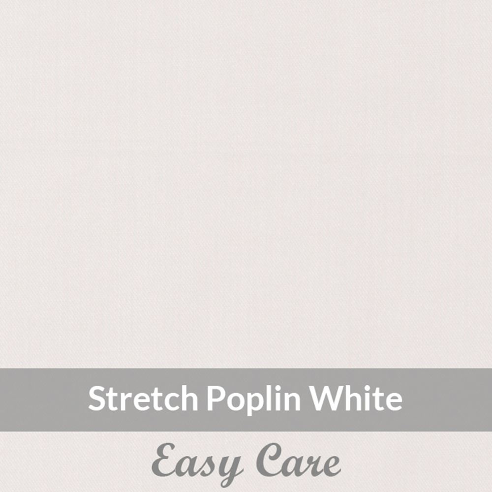 SPEH2017 – Light Weight , White, Easy Care Stretch Poplin, Soft Touch