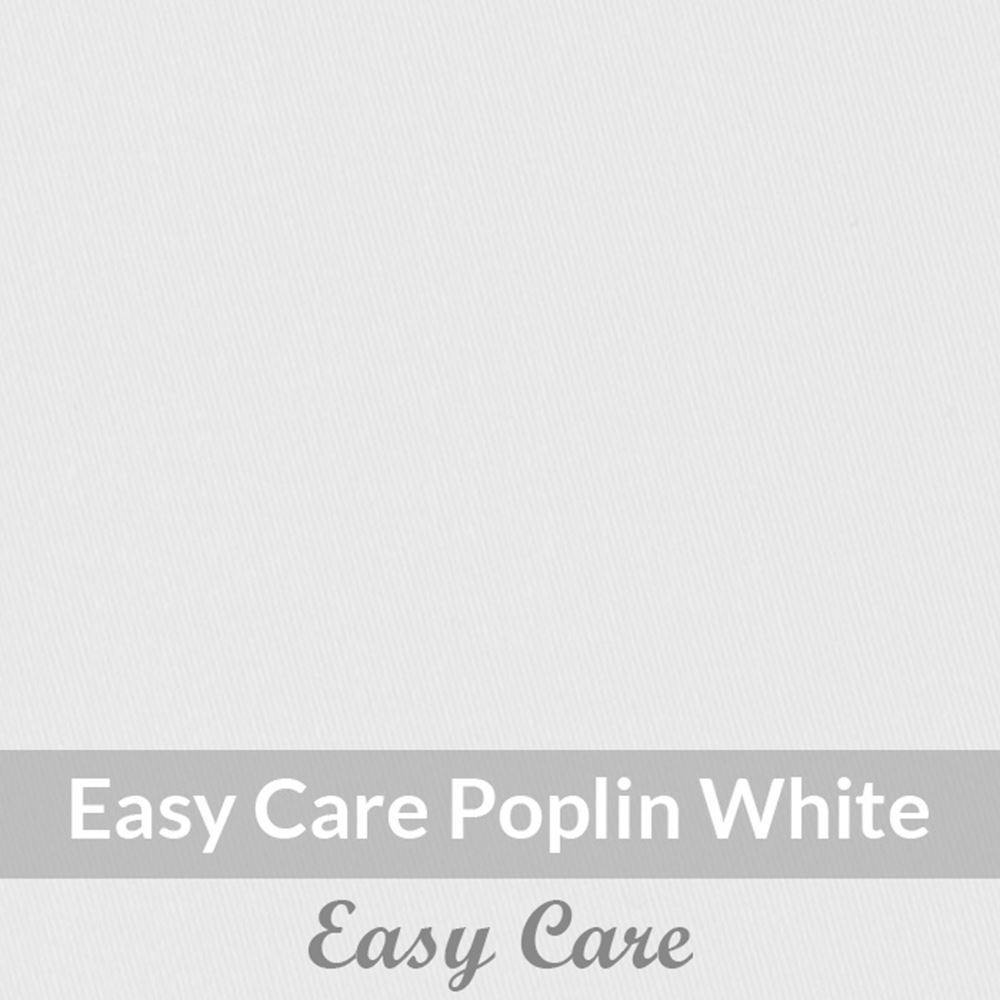 SPE2001 - Medium Weight, White, Easy Care Satin , Smooth Finish