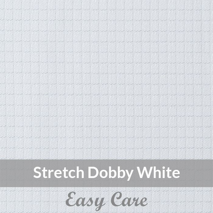 SFEH3079 – Light Weight, White Fine Stretch Check Dobby