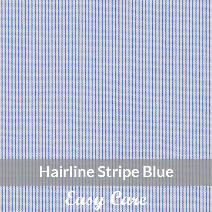 STE6086 – Light Weight , Blue/white Easy Care Hairline Stripe, Soft Touch