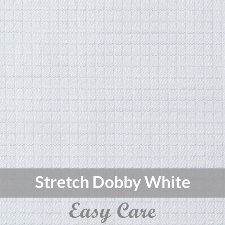 SFEH3079 – Light Weight, White Fine Stretch Check Dobby