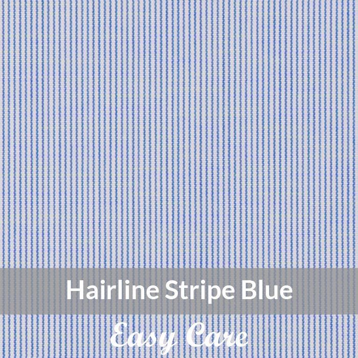 STE6086 – Light Weight , Blue/white, Easy Care Hairline Stripe, Soft Touch